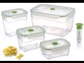 Seal'In Nestable Food Storage Vacuum Containers (Microwavable, Freezer, Dishwasher Safe)