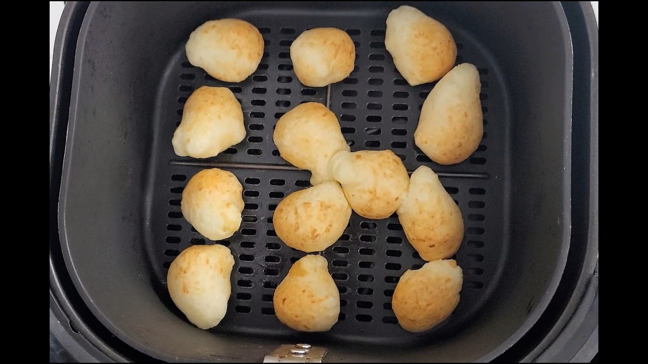 3 INGREDIENTES -  PÃO DE QUEIJO FIT DE TAPIOCA NA AIRFRYER