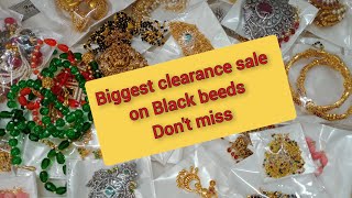 🤩😍Buy any 3 at 999rs offer😍🤩 Biggest clearance sale on black beeds collection | necklace set earring