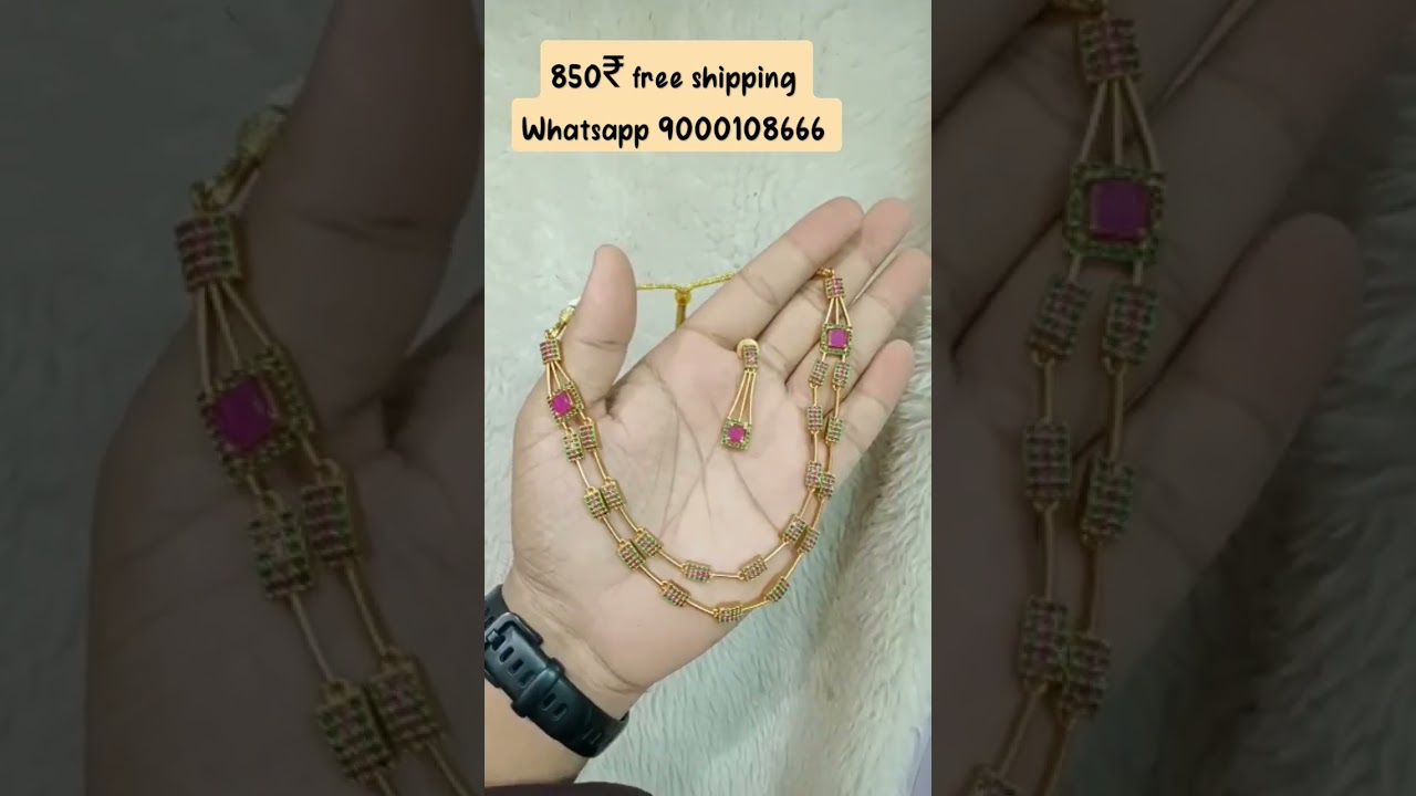 fancy stylish 2 layer designer necklace...