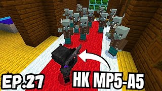 I RAIDED The Woodland Mansion Using HK MP5-A5! - Aplok Guns (GunRaid Ep.27) | Minecraft PE