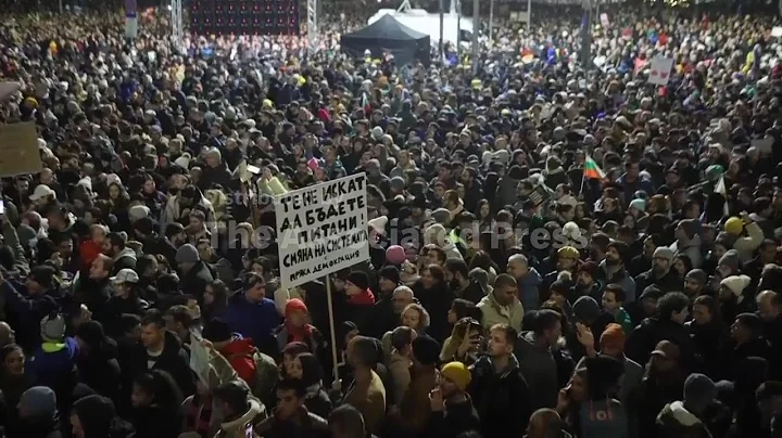 Tens of thousands join anti-government protests across Bulgaria