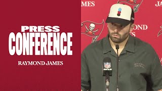 Baker Mayfield Calls Mike Evans a 'Hall of Famer' After Breaking Record | Press Conference