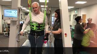 Helping to maintain a straighter arm whilst assisting with arm swing on the LYRA.