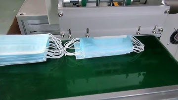 High speed face mask earloop welding machine with automatic feeder