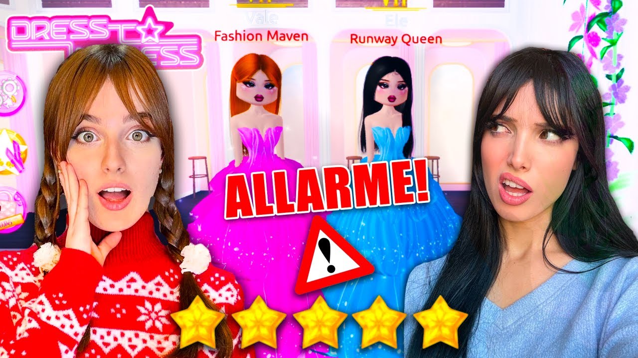 REAGIAMO ALL'AGGIORNAMENTO DI NATALE DI DRESS TO IMPRESS! EMERGENZA ROBLOX