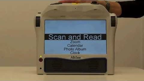 Eye-Pal Ace: How to use Main Menu