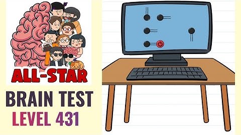 Brain Test All Star Level 431 | Turn on the computer | Walkthrough