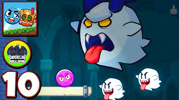 Ball V Red Boss Challenge Gameplay All Levels Walkthrough Tutorial (Android Mobile Game) Castle