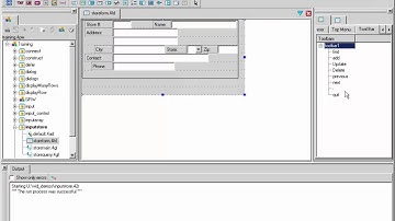 Creating a toolBar in a form (.4fd)