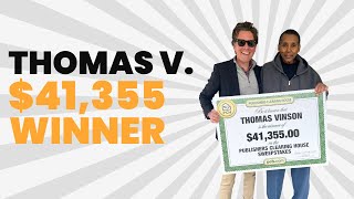 PCH Winner: Thomas V. of OH Won a Ford Maverick® or its Cash Value of $41,355!