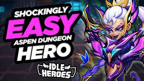 Idle Heroes - One of the EASIEST Aspen Dungeon Death Clearers
