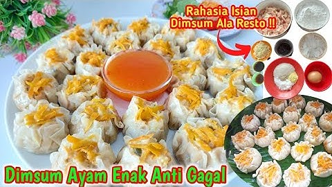 Cara Membuat Dimsum Ayam Enak dan Mudah | Resep Dimsum Ayam Enak Anti Gagal | Paten👍