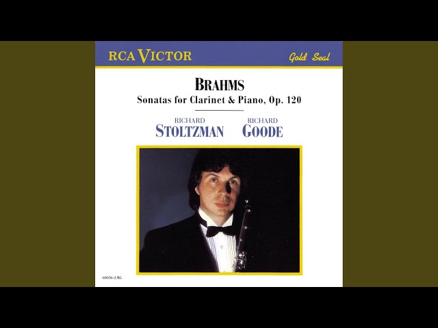 Brahms - Sonate pour clarinette et piano n°1: 2e mvt : R.Stoltzman / R.Goode