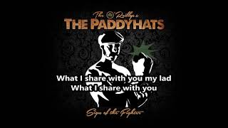 Vignette de la vidéo "The O'Reillys and the Paddyhats -  Barrels of Whiskey -  Lyrics"