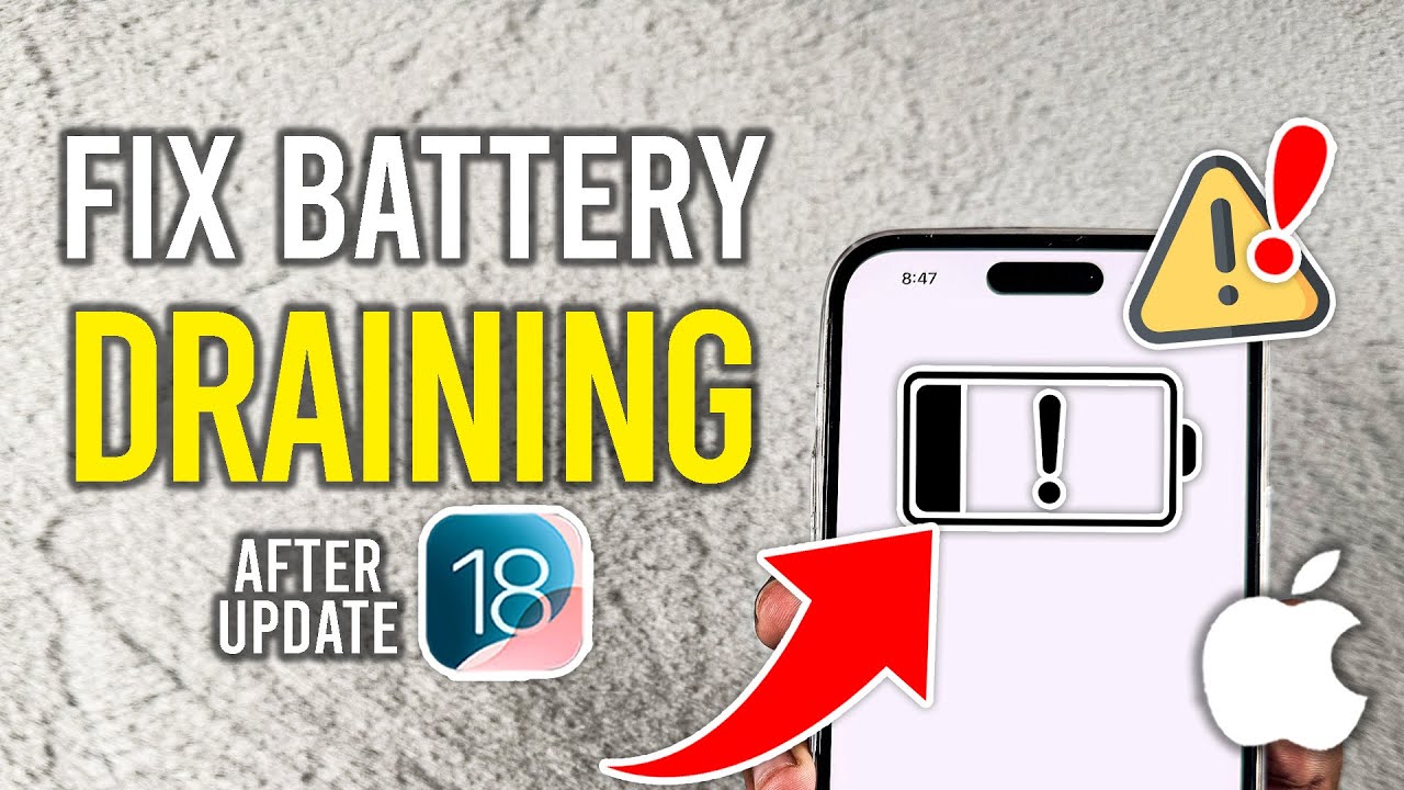 How To Fix iPhone Battery Draining After iOS 18 Update - YouTube