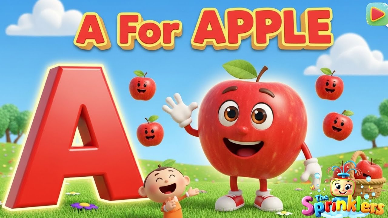 A for Apple ๐ ABC Fruit Song | Fun A to F Alphabet Song for Kids - YouTube