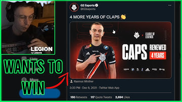 Caedrel Reacts To CAPS Signing For 4 YEARS With G2