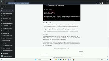 Knapsack beginner python