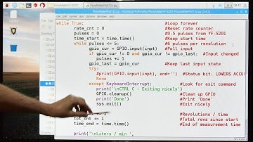 RPi 23.1 - YF-S201 Water Flow Meter/Sensor, Polling, IMPULSE Trigger - ADVANCED