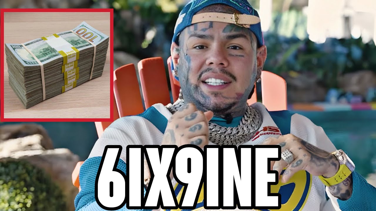 Six99 Rapper 6ix9ine on blowing his first $50,000 rap check on jewelry “My first ...