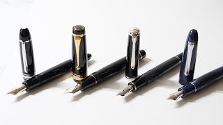 Battle of Flagship Fountain Pens | Montblanc vs Pelikan vs Sailor vs Pilot