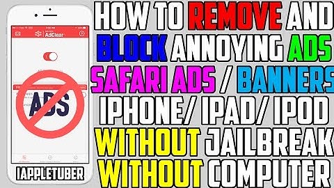 How To Remove / Block Ads FREE iOS 10 - 10.3 & iOS 9 (NO Jailbreak NO Computer) iPhone, iPad, iPod