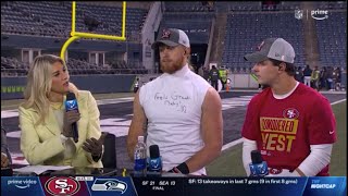 Post Game Interview WIth Brock Purdy And George Kittle | TNF Nightcap