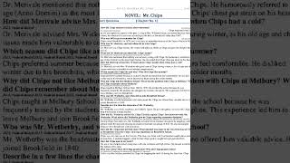 Mr. Chips Chapter 1 in 60 Seconds! 🎓📜 #StudyGram