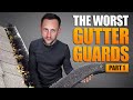 4 Worst Gutter Guards: GutterStuff, leaf guards, Brush, plastic covers /@Roofing Insights
