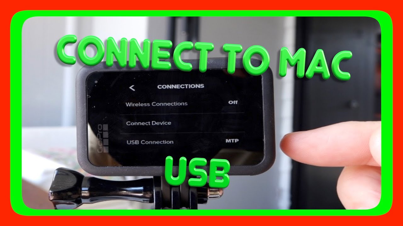 Gopro Hero 8 9 Black Connection To Mac Pc Via Usb Youtube