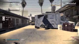 PS4 - Call of Duty Ghosts amazing throwing Knife for Gun game Win