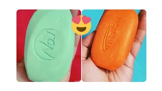 Two super-soft soap cutting#godrej no.1#patanjali#softsoap#softsoapcutting screenshot 4