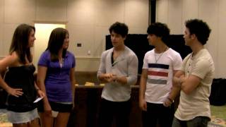 Jonas Brothers Interview (PART 1) - Katie and Karleigh VLOG