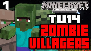 Minecraft (Xbox 360/PS3) - TU14 UPDATE! - ZOMBIE VILLAGERS (Title Update 14)