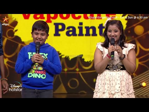 Per Vachaalum Vaikkaama song by #Krishaang & #Neha | Super Singer Season 9