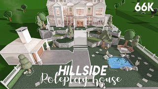 Hillside roleplay house - Bloxburg speedbuild (66k)