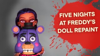 Making a Five Nights At Freddy | FNAF | Custom Monster High Art Doll