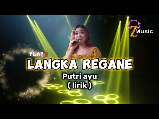 LANGKA REGANE - putri Ayu ( Lirik / lyric ) lagu Tarling #trending #viral class=