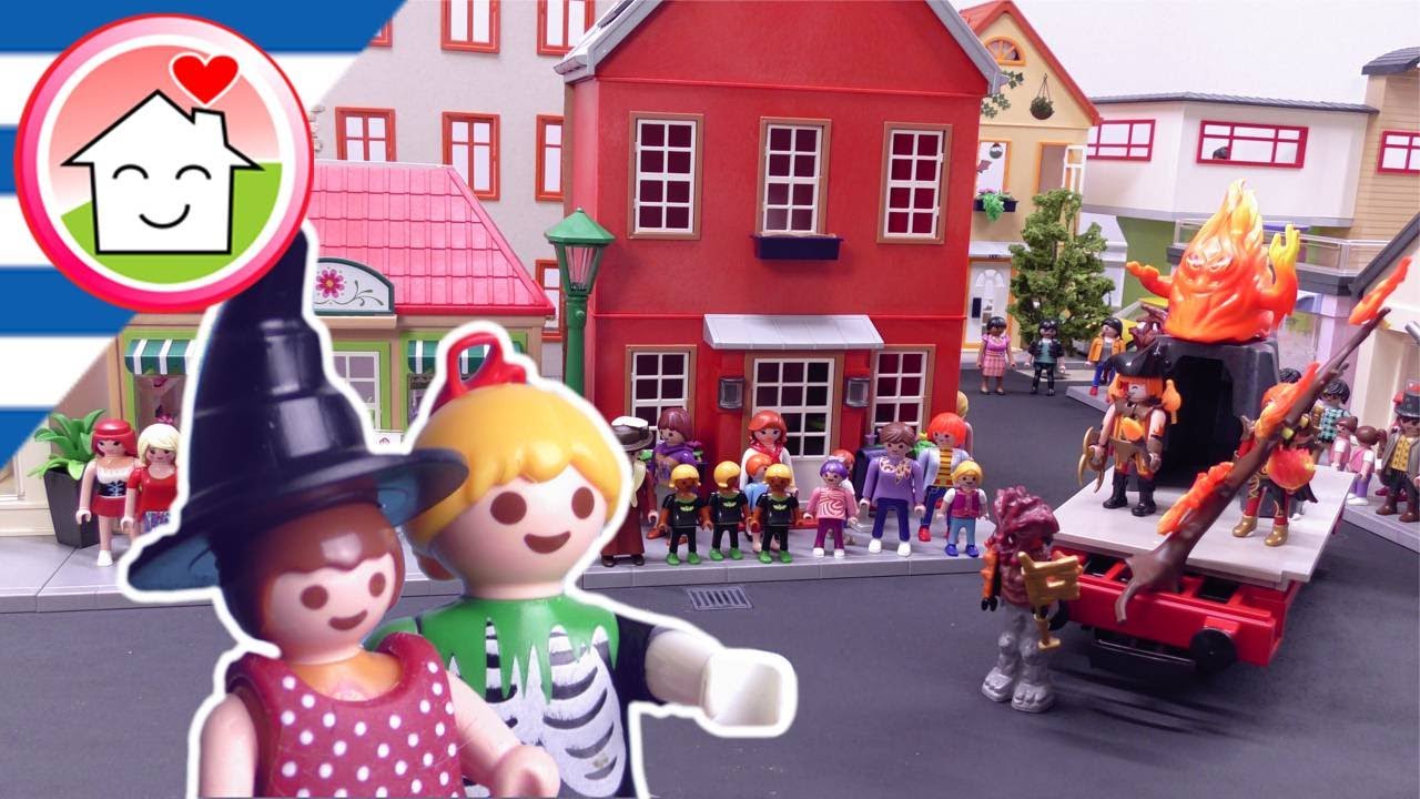 Playmobil ταινία Η παρέλαση του Halloween οικογένεια Οικονόμου YouTube
