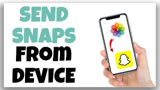 How to Send Snaps from Gallery Privately on Snapchat 📸🔒 | Secret Messaging Tutorial.