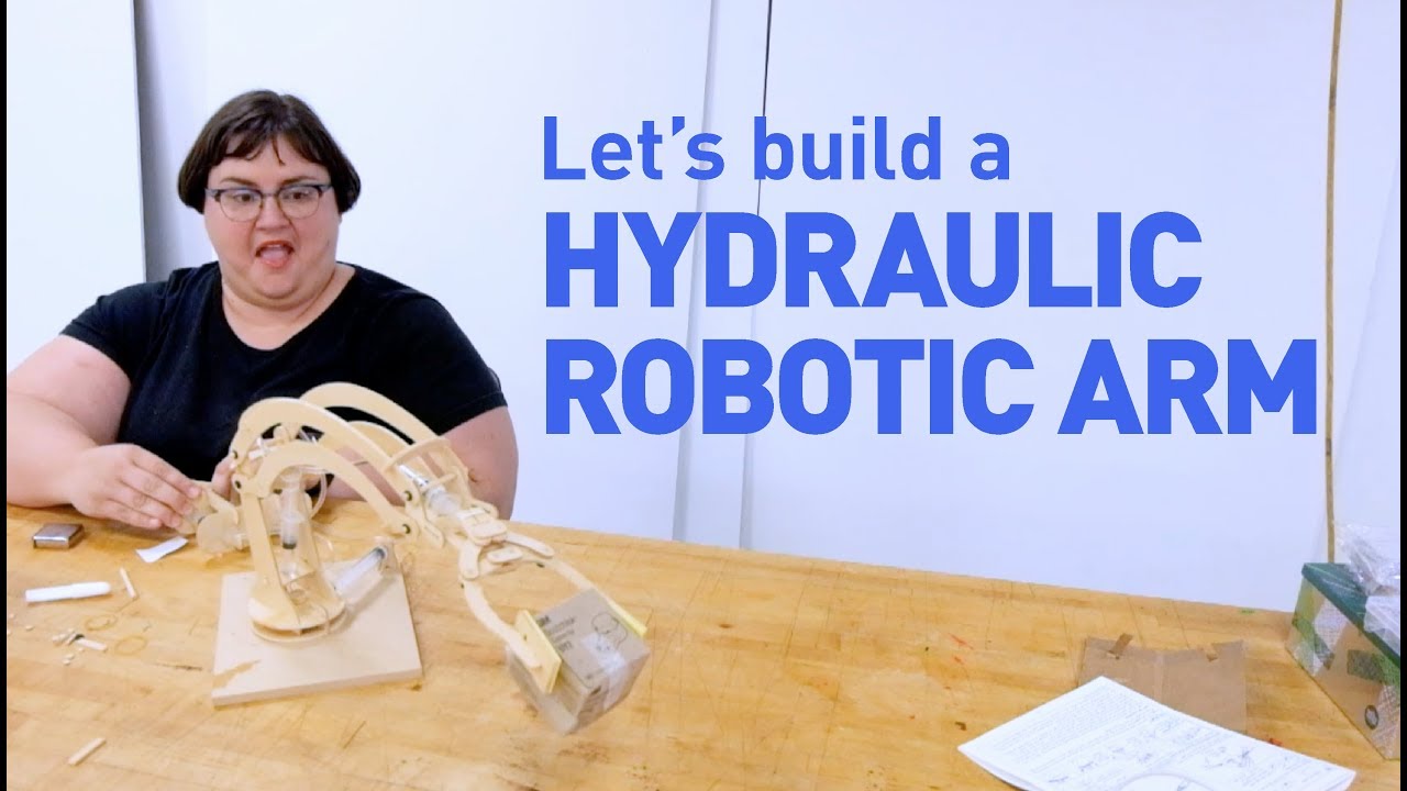 hydraulic robotic arm building kit