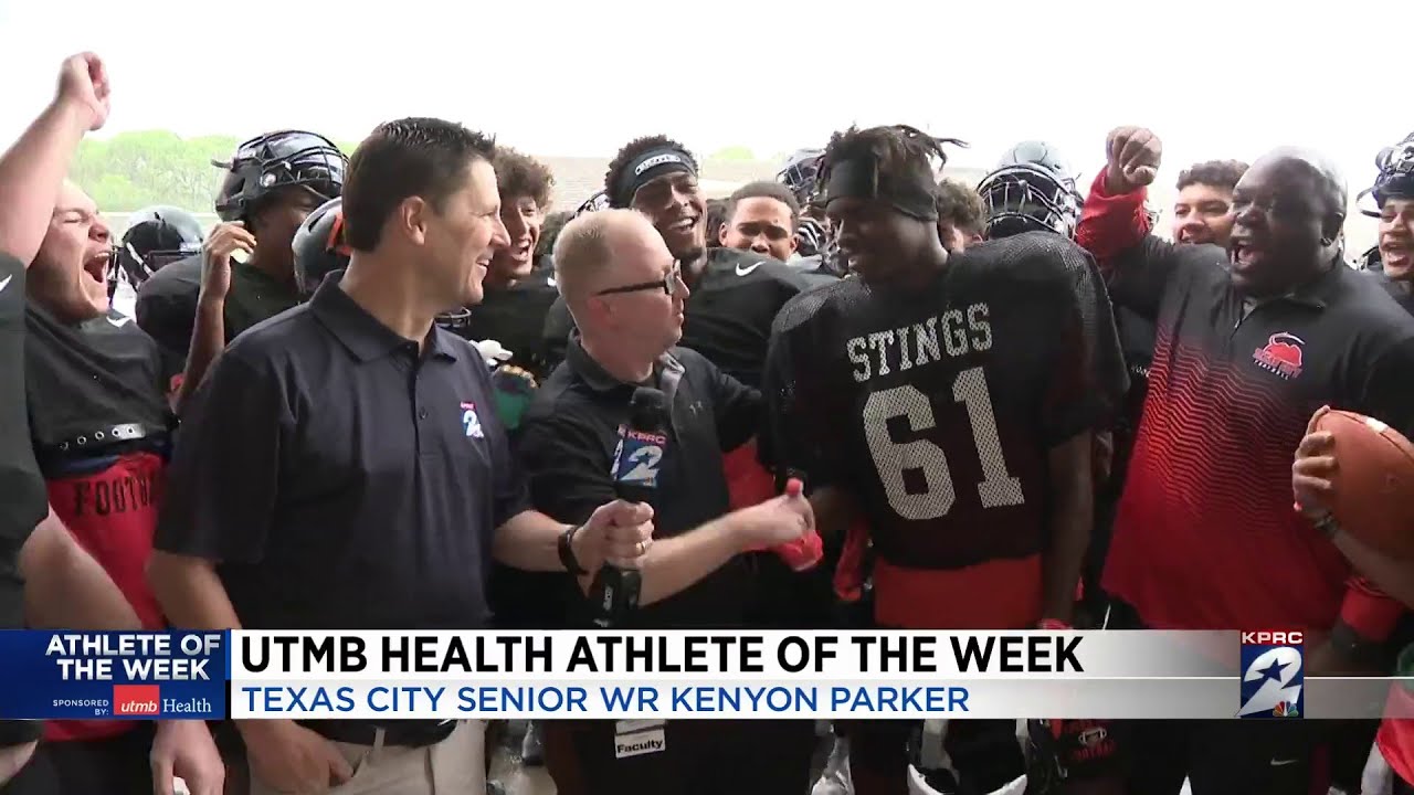 Texas City Senior Kenyon Parker is the UTMB Health Athlete of the Week