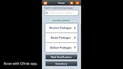 QTrak Inventory Function Video 3