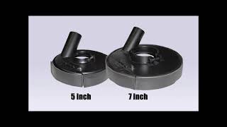 Diamabrush Dust Shroud for Concrete Prep Tool 5 or 7 inch