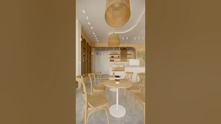 Enscape Cafe Rendering - EASY#shorts