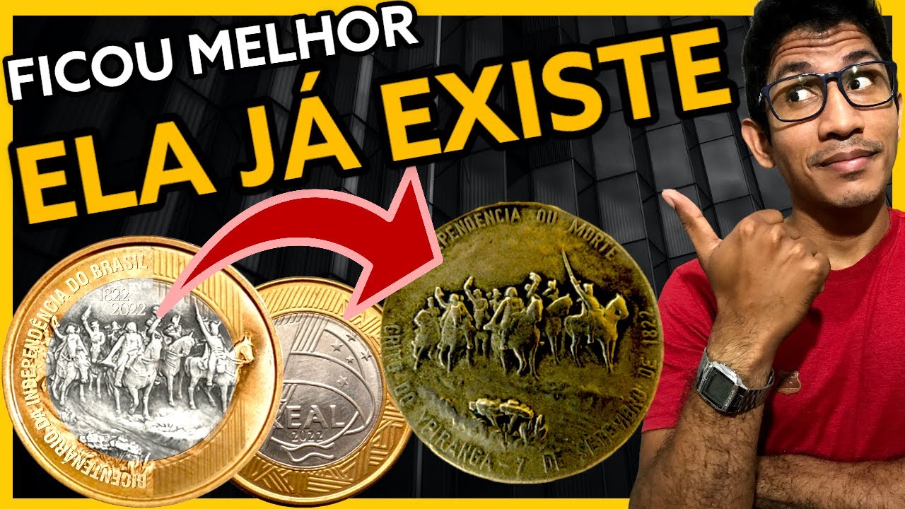 BOMBA sobre NOVA MOEDA COMEMORATIVA 200 anos da independência do Brasil 2022
