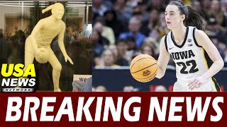 Caitlin Clark Goes Viral For Outlandish Statue Made For Her In Iowa