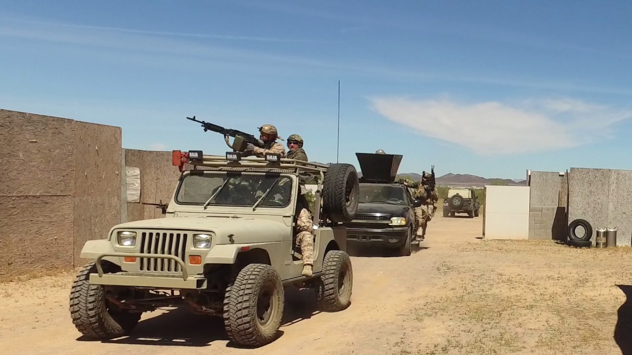 Vehicle ambush at the SPEC OPS Challenge