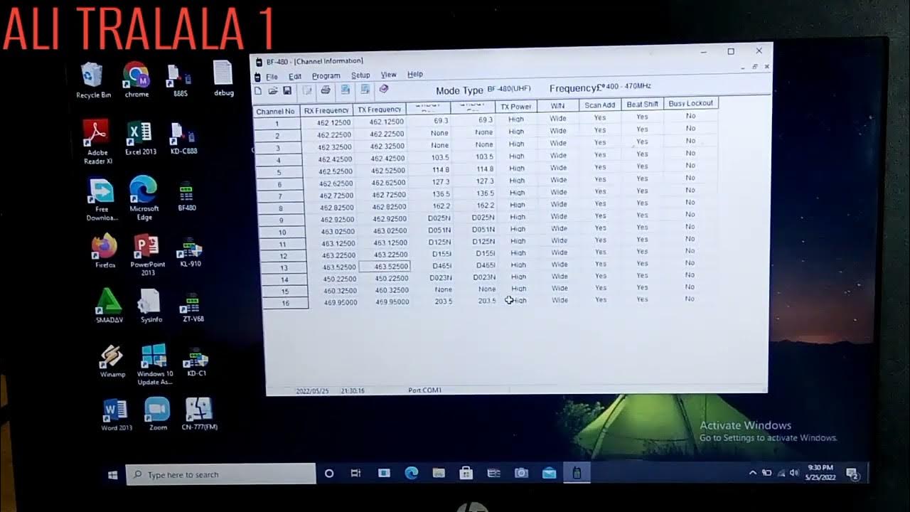 Cara seting Ht Pxton PX 888S alitralala1460 YouTube